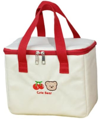 FLCPJGV Lonchera de bento con Aislamiento, Picnic y Uso Escolar, Style a, Individual