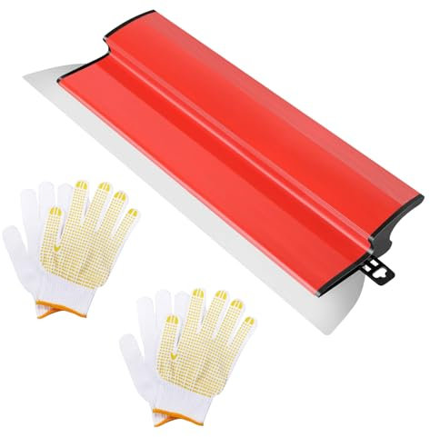 YGCQFH 16-Inch Drywall Skimming Blade – Premium Stainless Steel & ABS Plastering Tool for Smooth Walls | Professional Trowel for Concrete, Decorative Coatings & Speed Skim