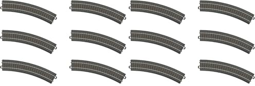 Märklin 24130 - Gebogenes Gleis, 6er Set, C-Gleis, Spur H0 (Packung mit 2)