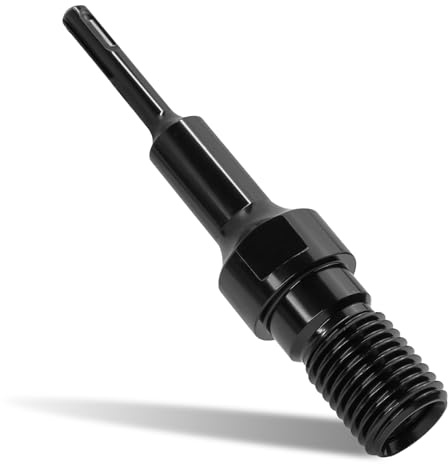 MISIQIMA Adapter 1 1/4 Inch UNC to SDS Plus, SDS Plus Adapter for Diamond Core Drill Bits, Core Drill and Concrete Drill Bits, Universal Adapter for Concrete and Hole Drill