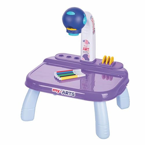 Table Basse Enfant pour Dessiner avec projecteur, Magicolor
