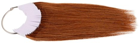EXQUIMEUBLE 30 Stück Haarsträhnen Zum Färben Übungsbeispiele Friseurschule Natürliche Optik Realistisches Haar Frisör Farbtestring Für Salonfarbproben