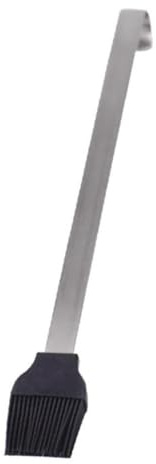 YARNOW Pinceau à Pâtisserie en Silicone pour Barbecue Cuisine à Domicile, Manche Long en Acier Inoxydable, Résistant à Haute Température, Poignée Antidérapante Facile à Saisir