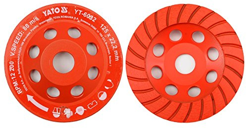 DIAMOND GRINDING CUP WHEEL 125x22.23MM