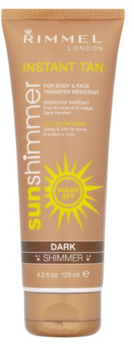 Sunshimmer Maquillaje instantáneo bronceado, brillo oscuro, 125 ml