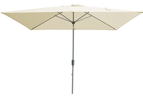 Dehner Sonnenschirm Samos, 2 x 3 m, naturfarben, natur