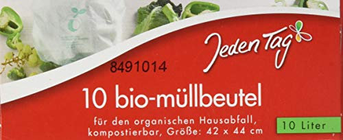 Jeden Tag Bio Müllbeutel 10ltr., 10 Stück