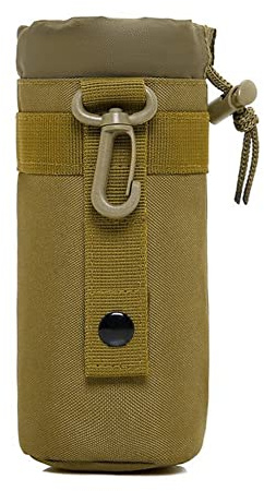 Huntvp Borsa per Borraccia Molle Militare Tattico Borsa Tracolla Porta Bottiglia Custodia Borraccia per Sport Outdoor Ciclismo Trekking Campeggio Escursionismo