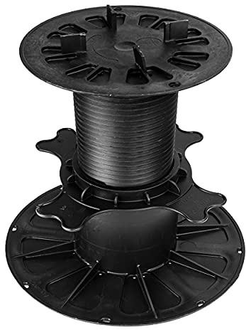 Gartenwelt Riegelsberger Plattenlager Premium 120-170 mm 1 Karton (24 STK) | Stelzlager höhenverstellbar für Keramik-, Stein-, Betonplatten & Fliesen | Belastbarkeit bis zu 1200 kg