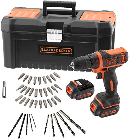 BLACK+DECKER BDCDD121BKA-QW Trapano avvitatore