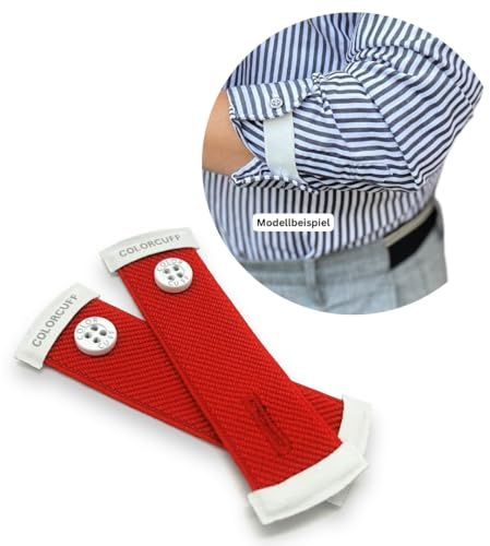 Colorcuff Manschettenhalter - Ärmelhalter für Männer mit Stil - Hemdhalter - Langarmhemd - Freizeithemd - Geschenk für Männer (Moskau)