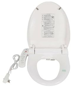 LENJKYYO Elektrisch Bidet Smart Dusch WC-Sitze Aufsatz Toilettensitz Gewärmter Toilette Bad Absenkautomatik Elektrischer Deckel mit Sofortheizung Sitzheizung Selbstreinigende