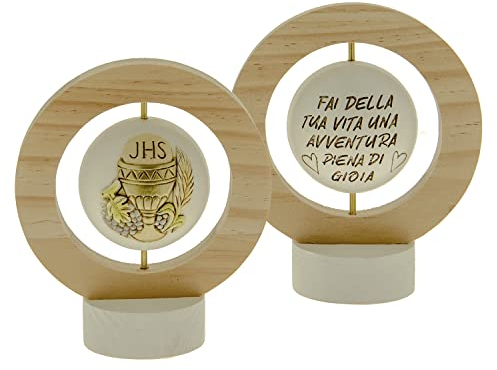 PuntoCasaStore Globo icono de resina cáliz primera comunión 12 cm bombonera
