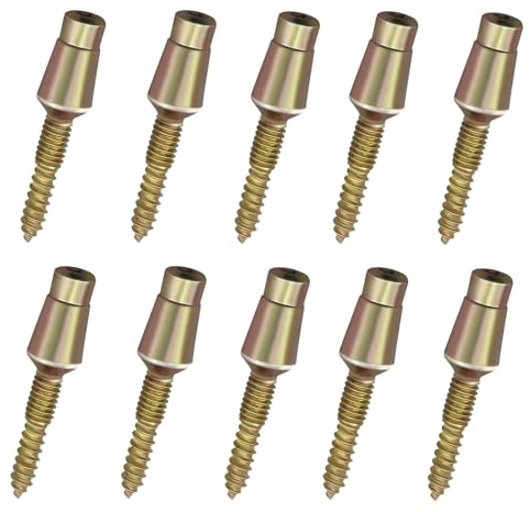 Tornillos de seguridad para bisagra de puerta, pasadores de bisagra de puerta resistentes a manipulaciones, pasadores de puerta, accesorios de seguridad, pernos de tornillo, 1.75 x 0.38 x 0.38 | Pasadores de bisagra de puerta resistentes a manipulaciones, accesorios de seguridad, pernos de tornillo