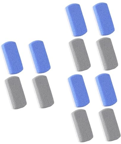 FRCOLOR 12stücke Teiliges Fußfeilen Aus Schaumglas Hornhautentferner Für Weiche Füße Doppelseitiges Design Zur Effektiven Entfernung Von Abgestorbener Haut Fußmassage Für Zuhause