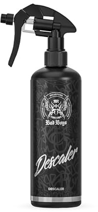 RR Customs Bad Boys Descaler Entkalker Kalk EX - Anti Kalk Spray entfernt mineralische Ablagerungen - Water Spot – Wasserflecken- & Kalkentferner für Lack & Glas | Gebrauchsfertig 500ml
