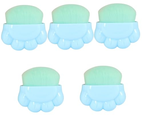Healeved 5stücke Cat Makeup Brush Tragbarer Pinsel Für Foundation Und Concealer Weiche Borsten Für Reisen Stylisches Katzenkrallen-design Vielseitig Einsetzbar