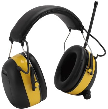 Protection Auditive Bluetooth 5.3 Améliorée, Casque de Protection Auditive électronique, Casque Multimédia à Réduction de Bruit de 30 DB, pour les Chantiers de Construction