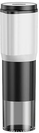 Irishom Molinillo de café eléctrico y manual 2 en 1, 5 niveles ajustables con modo de temporización y parada automática, molinillo de café expreso por gravedad, portátil, inalámbrico