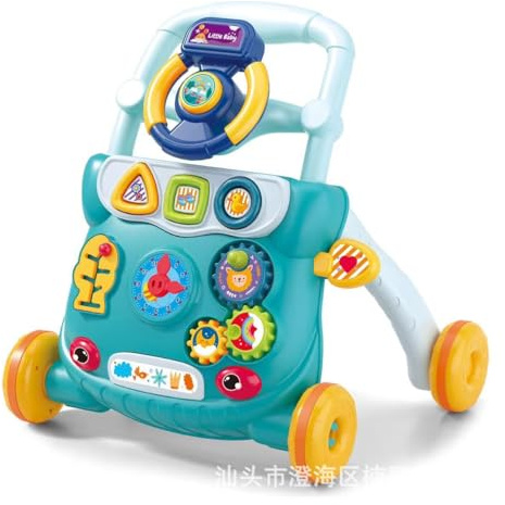 MENGDA Skalierbarer Lauflernwagen für Kleinkinder, Geschenk für Jungen und Mädchen, Aktivitäts- und Entwicklungsspielzeug, Lauflernspielzeug (grün)