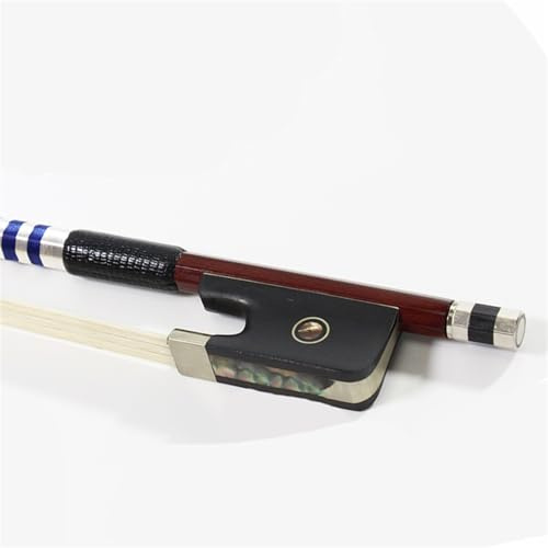 Professioneller Geigenbogen 4/4-1/8 Geigenbogen Aus Brasilianischem Holz Bogenfrosch Aus Reinem Schachtelhalm-Ebenholz Geeignet Für Professionelle Auftritte(1/4)