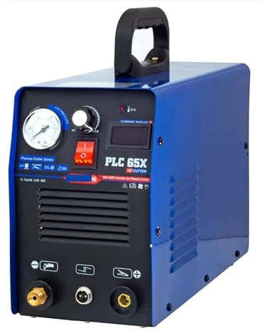 Cortadora de plasma, Máquina cortadora Plasmargon PLC55/65 IGBT CNC, cortador de Plasma, inversor de soldadura HF Luft Schneiden 50A/60A,Corte potente(PLC65)