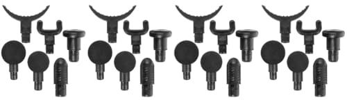 Healifty 4 Sätze Teiliges Massager Adapter Set Für Massagepistole Tragbare Aufsätze Für Gezielte Körpermassage Zur Muskelentspannung Und Verletzungsprävention 6 Stück * 4