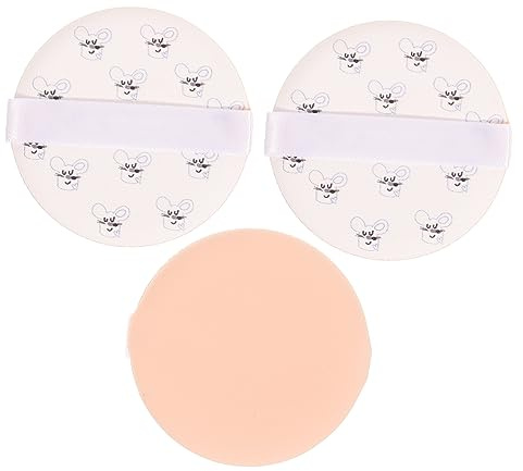 Healvian 3 Pezzi Spugnette Make Up Riutilizzabili Applicatori per Fondotinta Polvere e Contouring Facili e Versatili per Make Up