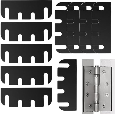 Door Hinge Holder - Adjustment Discs Mounting Accessories Durable Alignment Inserts, Precision Levelling Tools with Easy Installation for Renovation of Office Door, Cabinet