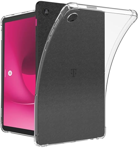 CONAPIKA Hülle für Telekom T Tablet 2 10.1 Zoll 2025, Airbag Schutz Weiche TPU Stoßfest Kratzfest Vergilbungsfrei Schutzhülle Ultradünn Durchsichtige Anti-Fingerabdruck Hülle Bumper Rückseite Cover