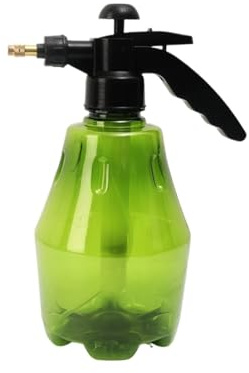 Spruzzatore for giardinaggio da 1,5 l, flacone spray portatile in plastica ad alta pressione for lavaggio auto con ugello regolabile, pompa e annaffiatoio Per Piante In Vaso, Giardino(Green)
