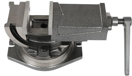 Bohrmaschinen-Schraubstock, Maschinenschraubstock | Schraubstock Klein | Bohrmaschinenschraubstock mit Verstellfunktion, Maximale Öffnungsweite 80 mm, Crimpkraft Max. 19 KN