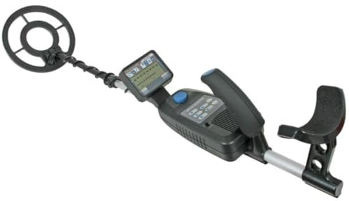 Velleman Metalldetektor mit wasserdichter 22 cm Suchspule, Suchtiefe bis 27 cm, LCD Display, einstellbare Empfindlichkeit und Diskriminierung, Kopfhöreranschluss, für Strand und Garten