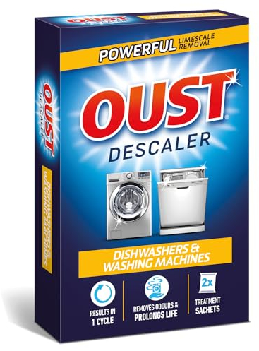 Oust Dishwasher & Washing Machine Descaler - 2 x 75g Sachets