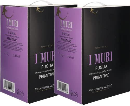 Bag in Box Primitivo Puglia I Muri IGP (2 x 5 Liter) V.Salento