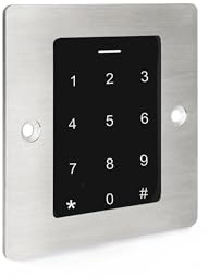Gelikom BP3 RFID & PIN Unterputz Türschloss (1 Relais + Wiegand) (Codeschloss + Sboard + 5 RFID KeyFobs + Unterputz-Dose)