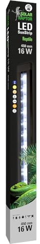 SOLAR RAPTOR® SunStrip III 35 REPTILE black edition BUNDLE - LED Beleuchtung für Terrarien (450 mm)