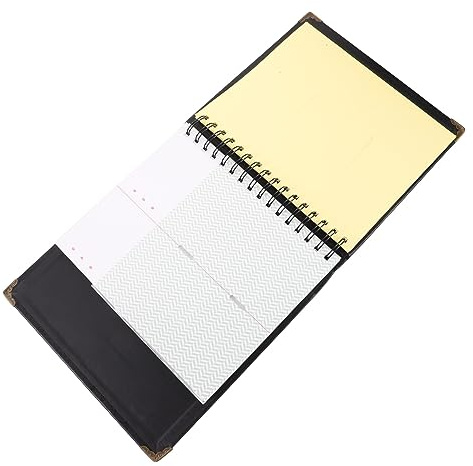 NUOBESTY Álbum de Colección para Tarjetas y Fotos en Papel Negro Protección Anti Polvo Adecuado para Organizar Entradas y Billetes en Regalos para Familiares y Amigos