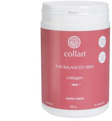 Collan®THE BALANCED SKIN svensktillverkad kollagendryck för en hälsosam hud från insidan. Naturligt smaksatt av bäret Camu camu.