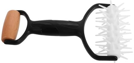 OFFSCH Rolling Pin Pizza Roller for Dough and Pastry Multi-Function Kitchen Tool Sharp Spikes for Rolling Docker and Pizza Making