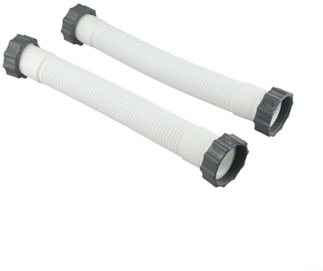 2pcs schlauch fü r sandfilteranlage, Pool-Filterpumpenschlauch intex pool schlauch Intex Filterpumpe Poolpumpen-Schlauchverbinder, 11388 11535 f ür Intex Filterpumpe 40,6 cm Länge