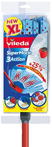 Vileda 139453 Balai à Franges SuperMocio Triple Action