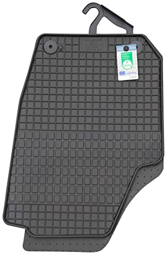 Petex Gummimatte passend für Fabia II (Typ 54) ab 03/2007-10/2014 Fußmatten schwarz 4-teilig