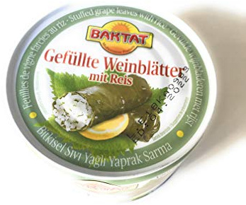 Feuilles de vigne farcies Sarma avec riz