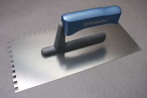 Zahnkelle - Zahnspachtel - Glättekelle gezahnt - Zahnung: 6x6mm - Modell CLASSIC