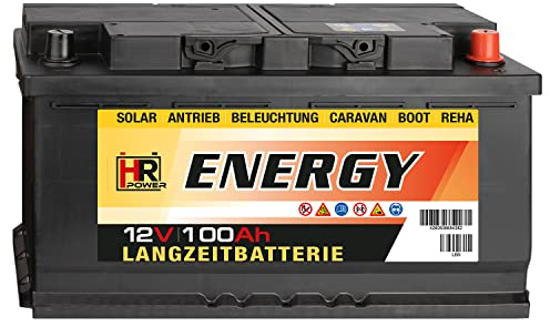 HR-ENERGY Solarbatterie 12V 100Ah