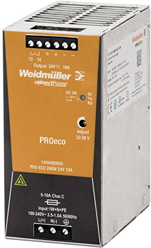 Weidmüller 1469490000 PRO ECO 240W 24V 10A Connect Power PROeco Monofásica