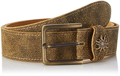 Werner Trachten Unisex Gürtel Trachtengürtel, Braun (Braun Lr 101), 100 (Manufacturer Size:100)