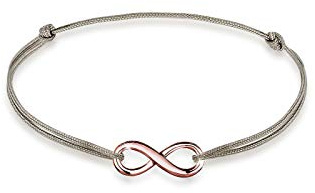 Elli Armband Damen Infinity Unendlichkeit Anhänger Trend | 925 Sterling Silber (Rosé Vergoldet)
