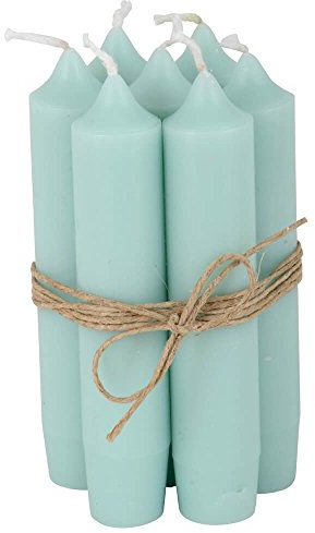 Ib Laursen Stabkerzen Set klein mint (8 Stück), für Feier/Haushalt/Dekoration